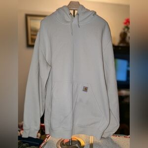 Carhartt Cream Sweatshirt Relaxed Fit Hoodie